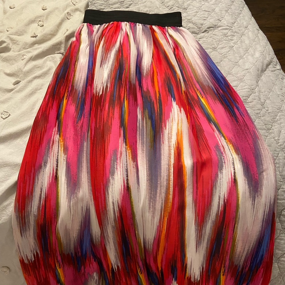 Dillards Medium multicolored maxi skirt